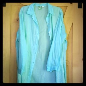 womens light blue Manuel Canovas blouse